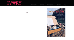 Desktop Screenshot of ivorymagazine.com